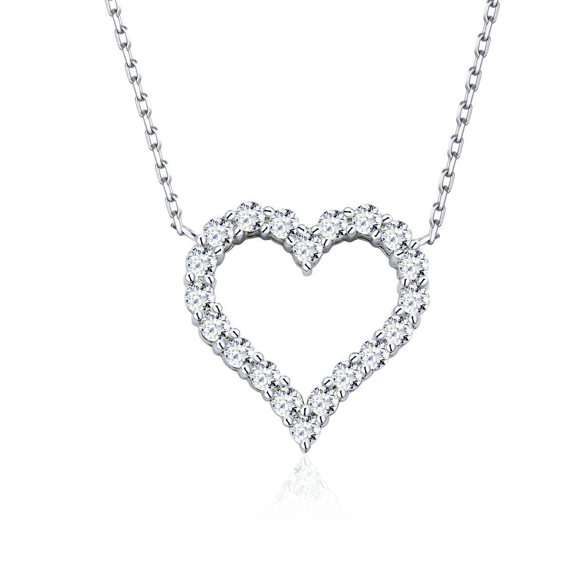 Moissanite Pendant Stud Earrings Bracelet Jewelry Set