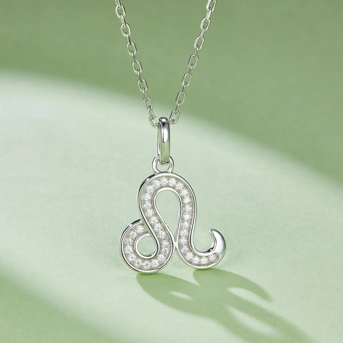 Zodiac Signs Series Leo Moissanite Necklace