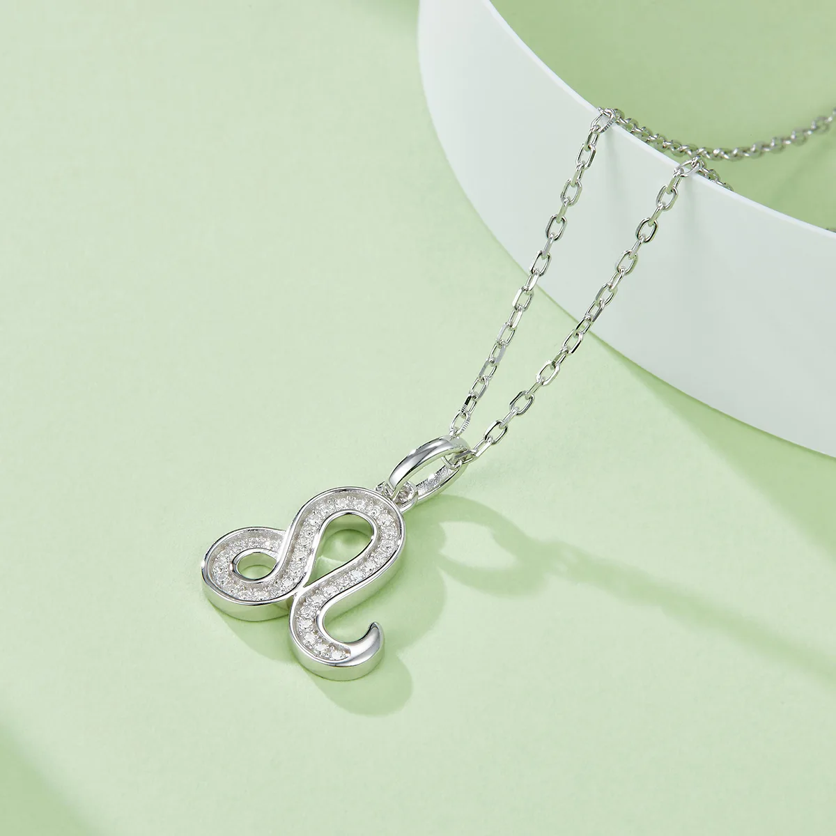 Zodiac Signs Series Leo Moissanite Necklace