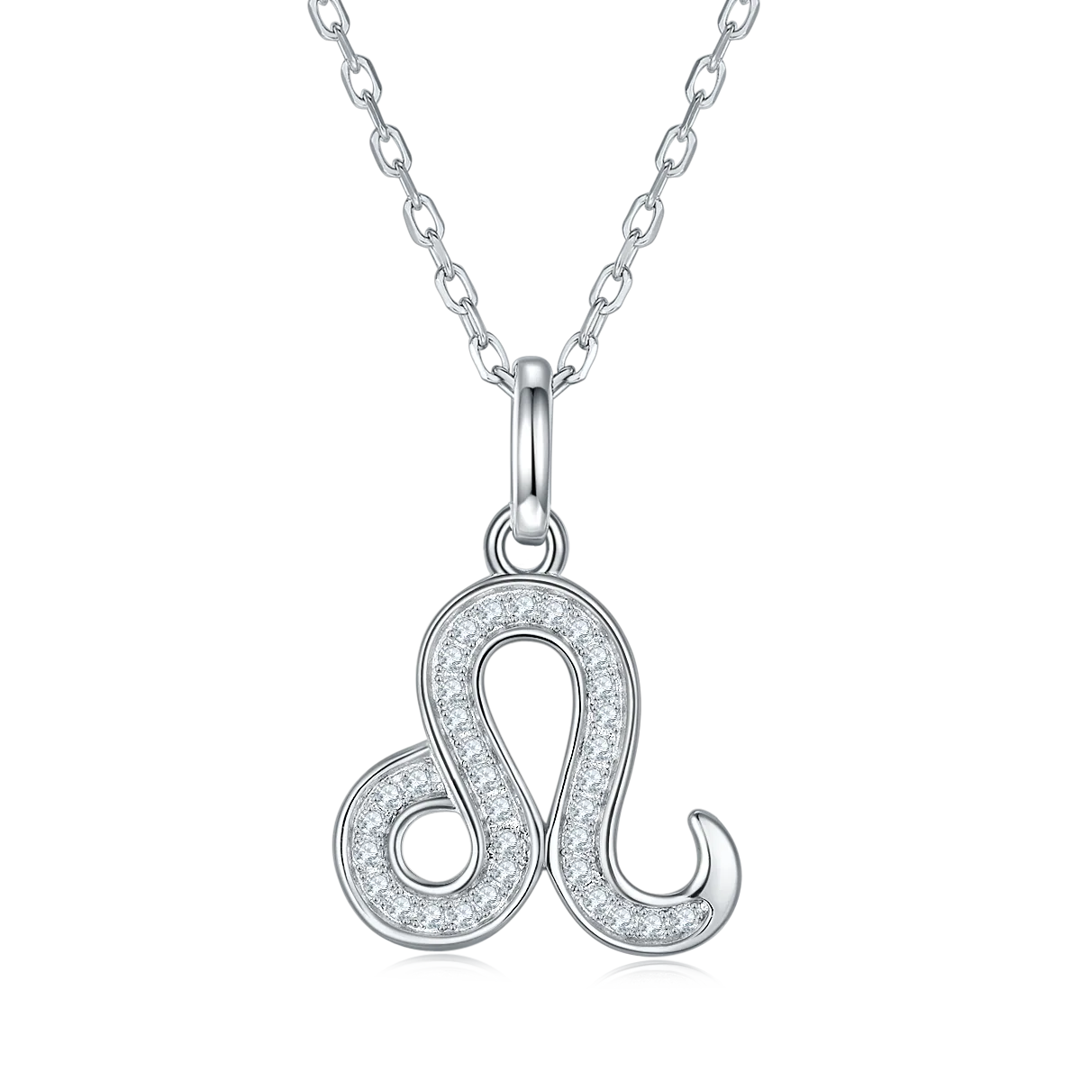 Zodiac Signs Series Leo Moissanite Necklace