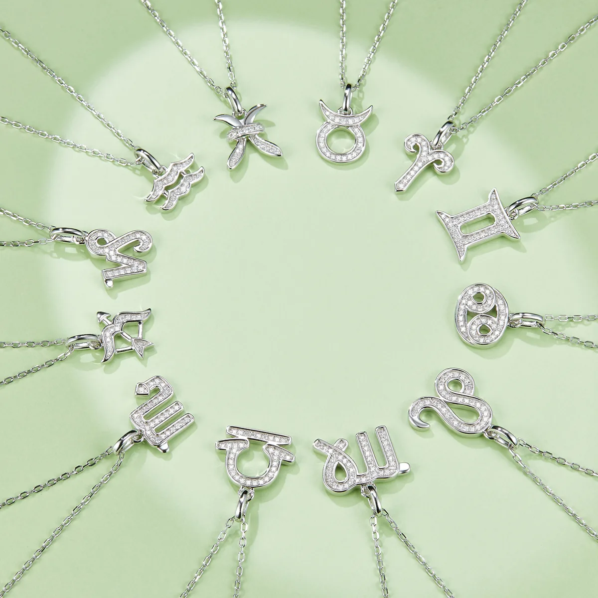 Zodiac Signs Series Scorpio Moissanite Necklace
