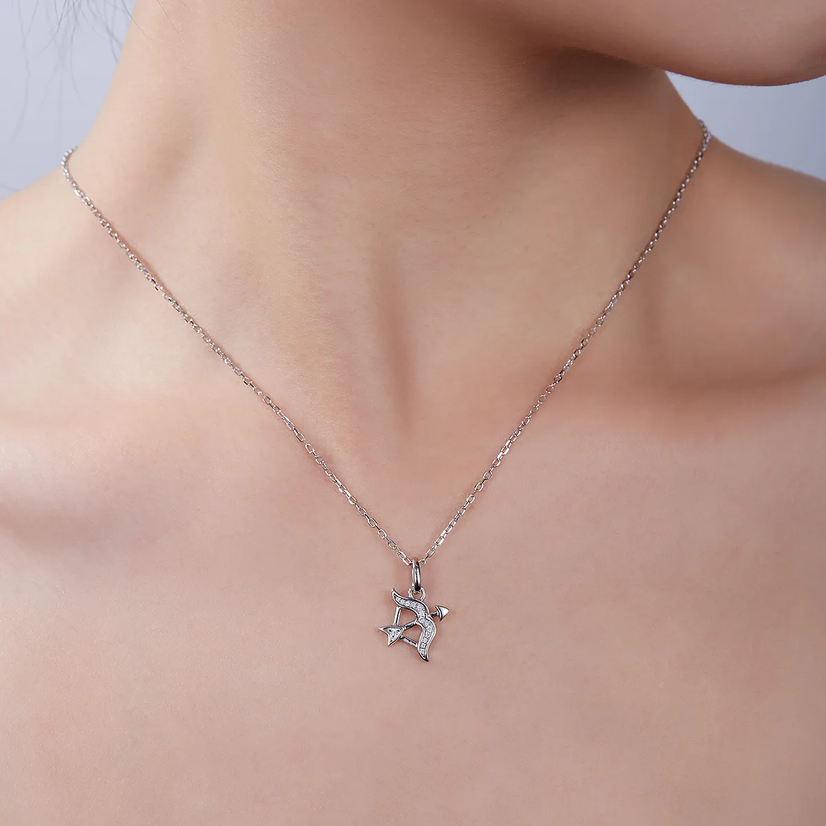 Zodiac Signs Series Sagittarius Moissanite Necklace