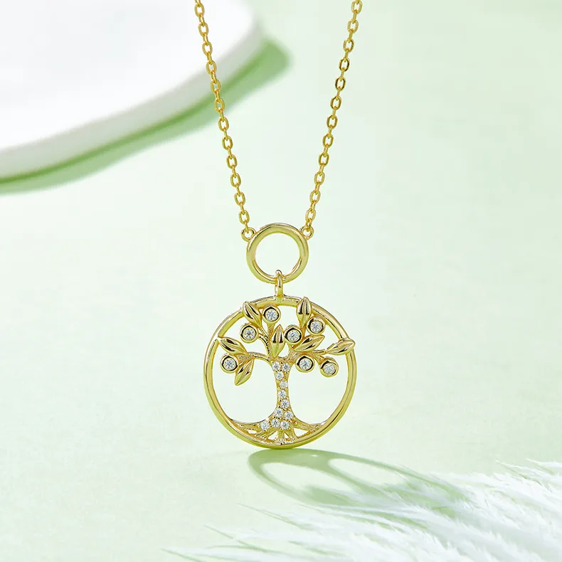 S925 Silver Moissanite Necklace D VVS0.11ct