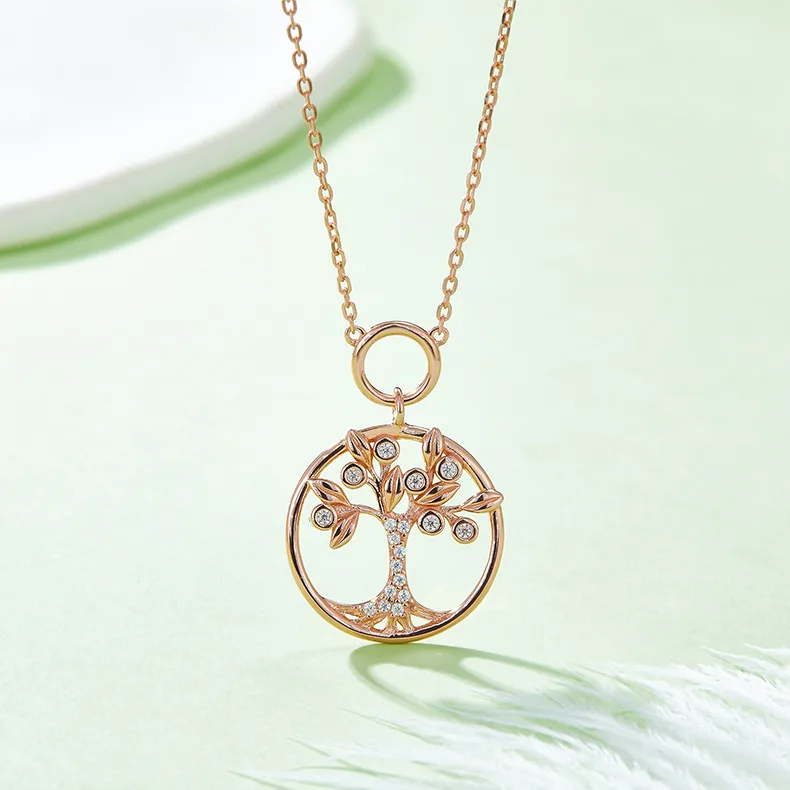S925 Silver Moissanite Necklace D VVS0.11ct