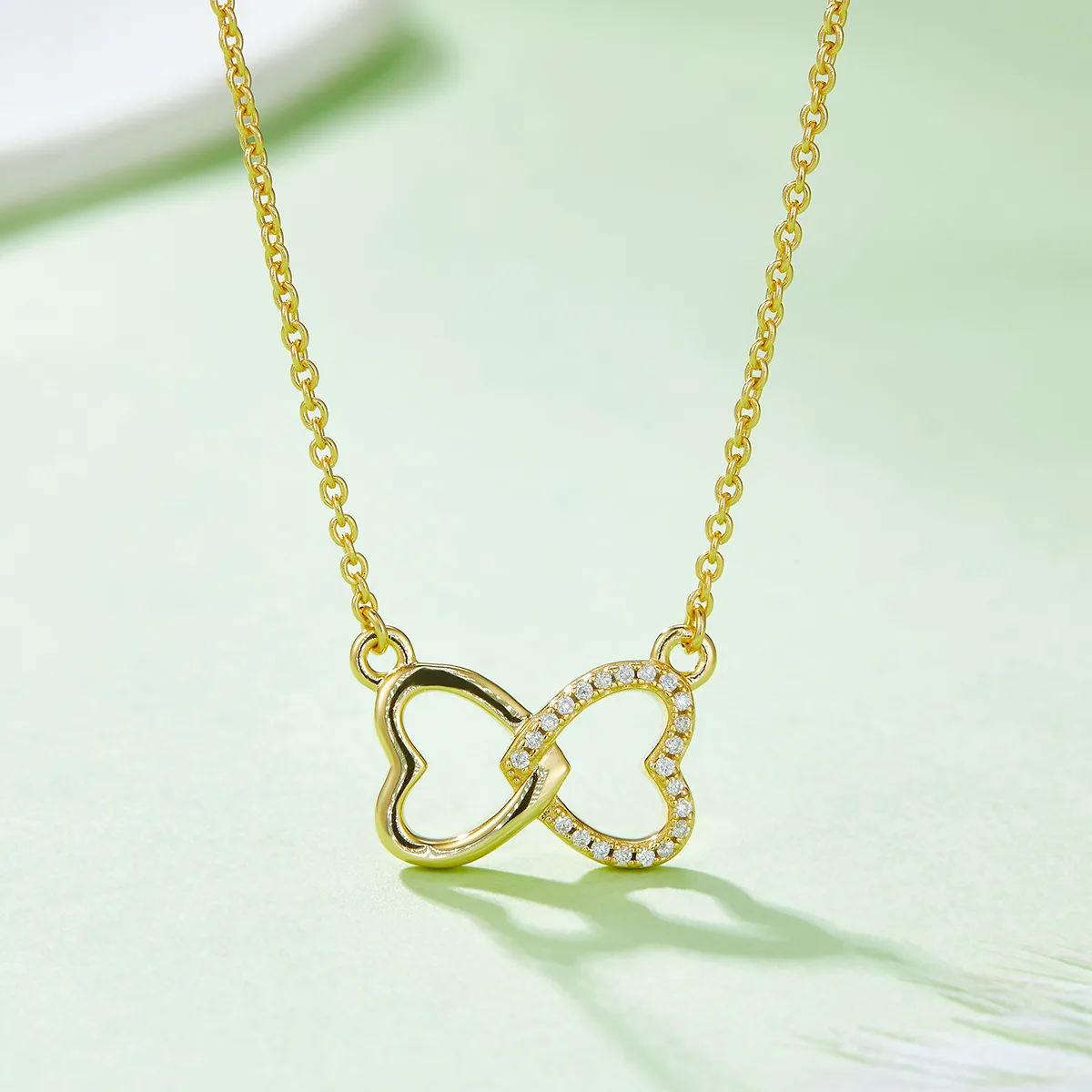 Core Heart Pendant S925 Silver Moissanite Melee D 0.1CT