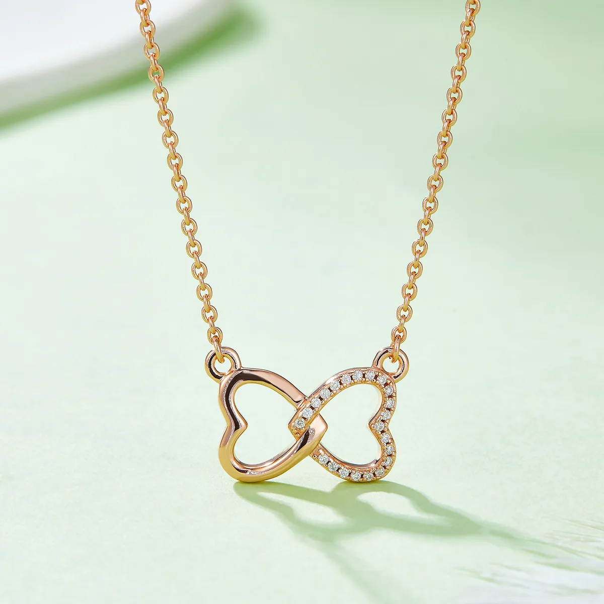 Core Heart Pendant S925 Silver Moissanite Melee D 0.1CT