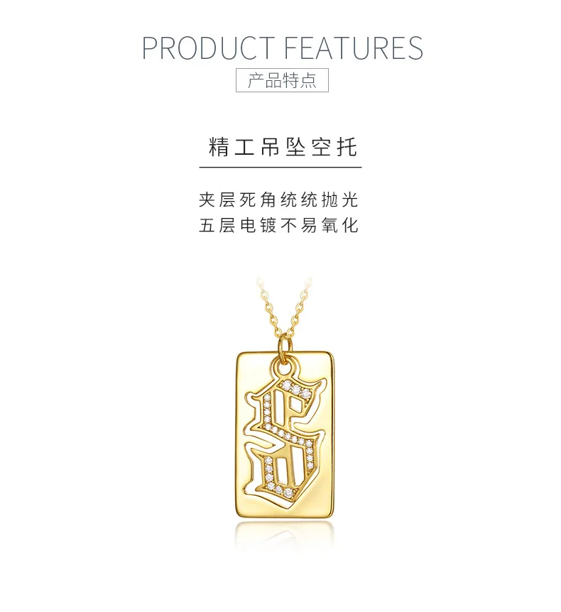 MP0012 S925 Silver 18K Yellow Gold Moissanite Pendant 0.17CT detail 5