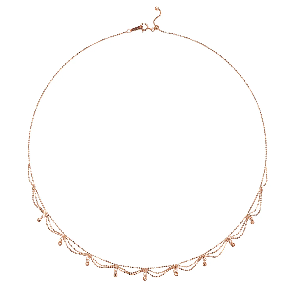 K002 S925 Silver 18K Gold Large Woven Lace Necklace