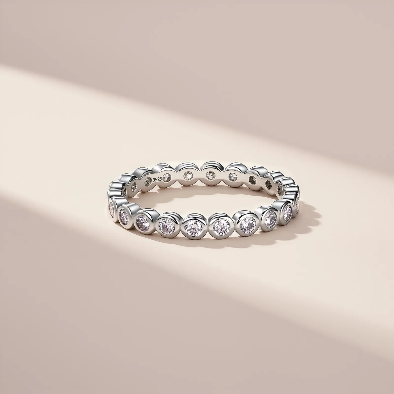 SR0233811 S925 Silver 18K Gold Happiness Halo Moissanite Confession Ring 0.6ct/1.14ct