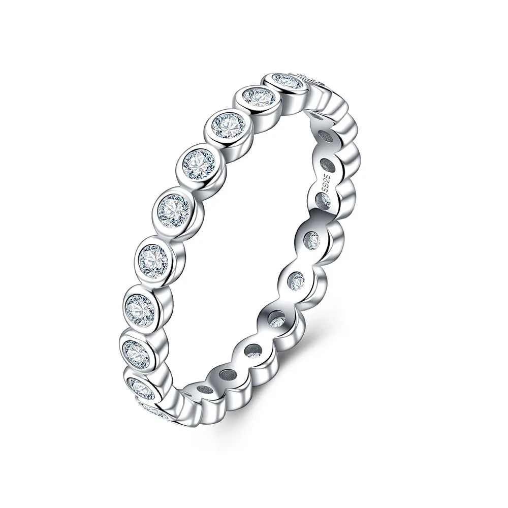 SR0233811 S925 Silver 18K Gold Happiness Halo Moissanite Confession Ring 0.6ct/1.14ct