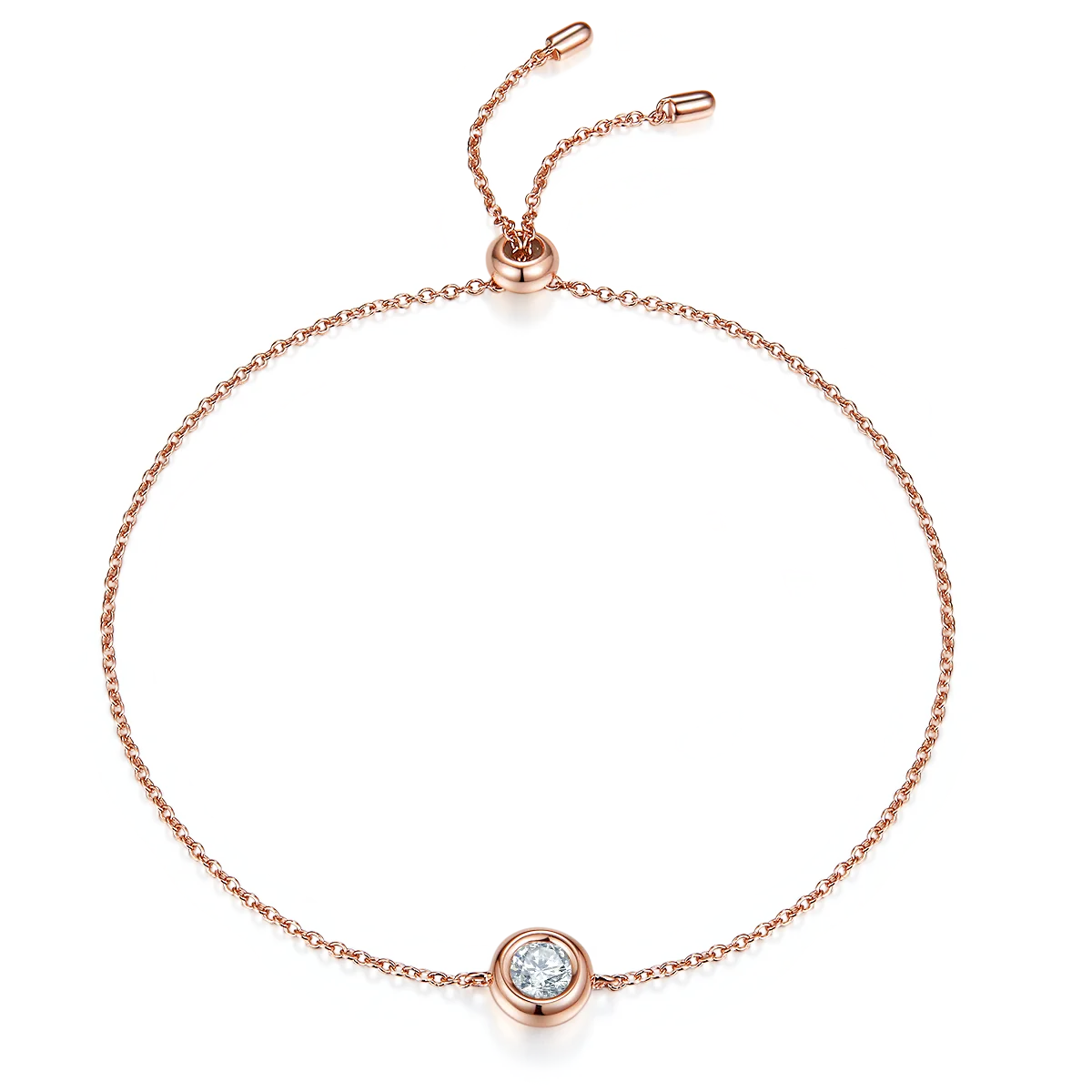 Bubble Series S925 Silver Gold Lab-Grown Diamond Bracelet 0.5ct